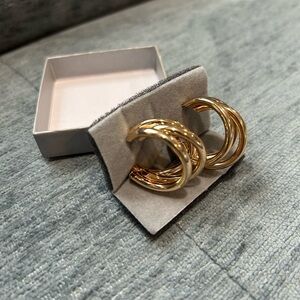 Elegant Gold Hoop Earrings